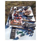 Vintage toys including Gun Smoke belt with holster and gun