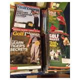 Books, Golf magazines and more