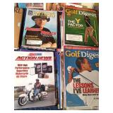Books, Golf magazines and more