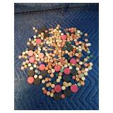 Wooden Bingo and Checker game pieces