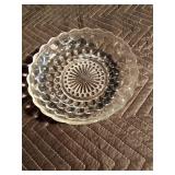 3 Glass bowls and 1 serving plate