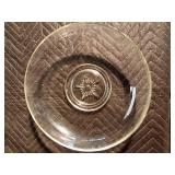 3 Glass bowls and 1 serving plate