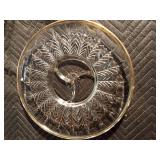 3 Glass bowls and 1 serving plate