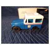 Metal Official US Postal Service Mail Jeep bank in original box