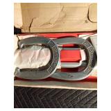 Top Ring horseshoe set in original box