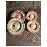 Vintage set of wagon wheels