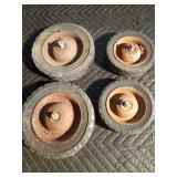 Vintage set of wagon wheels
