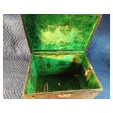 Velvet lined box with music books