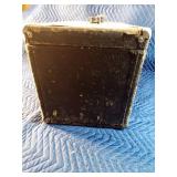 Velvet lined box with music books
