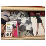 Socks, nylons, slips...