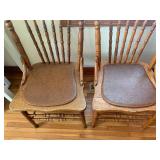 (2) matching side chairs...