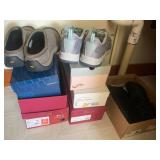 Purses, belts, shoes size 11...