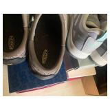 Purses, belts, shoes size 11...
