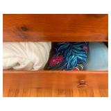 Table cloths and mattress cover; al...