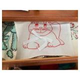 Embroider work, glasses, hankies, v...