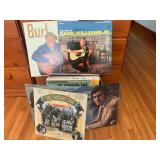 Metal record case with assorted 33r...