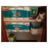 Toilet paper, Kleenex, assisted bat...