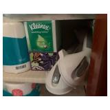 Toilet paper, Kleenex, assisted bat...