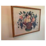 Fruit pictures and barometer...