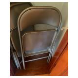 (4) Matching folder chairs...
