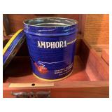 Tobacco wood and metal containers, ...