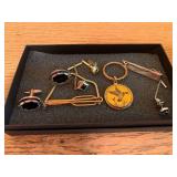 Watches, tie tacks and cuff links...