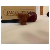James Upshall briar buffalo head pi...
