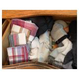 Socks and hankies; all in top two d...