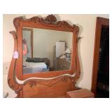 Vintage dresser with wishbone mirro...
