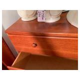 Wood dresser/cabinet; matching 258 ...