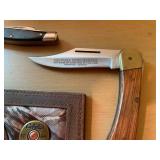 Pocket knives, lighters, leather bi...