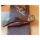 Pocket knives, lighters, leather bi...