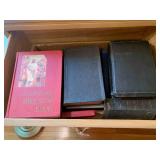 Bibles; all in top 2 drawers...
