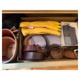 Belts, back braces, work gloves...