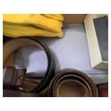 Belts, back braces, work gloves...