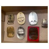 Belt buckles...