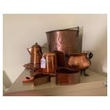Copper items; all on top of file...