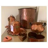Copper items; all on top of file...