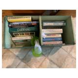 Garden and home remedy books in woo...