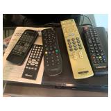 Samsung flat screen TV with VHS and...