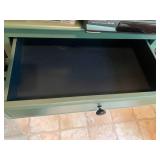 Wood TV stand/cabinet on rollers...