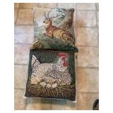 Needlepoint pillows...