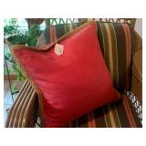 Wicker chair with cushions...
