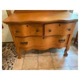 Dresser with wishbone and beveled m...