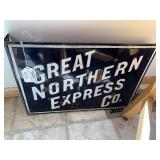 Great Northern Express Co. porcelai...
