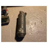 Vintage fire extinguisher, sad iron...