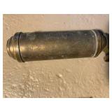 Vintage fire extinguisher, sad iron...