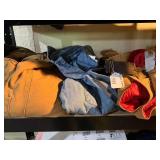 Carhartt coveralls, sweater shirts,...