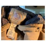 Carhartt coveralls, sweater shirts,...