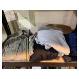 Carhartt coveralls, sweater shirts,...
